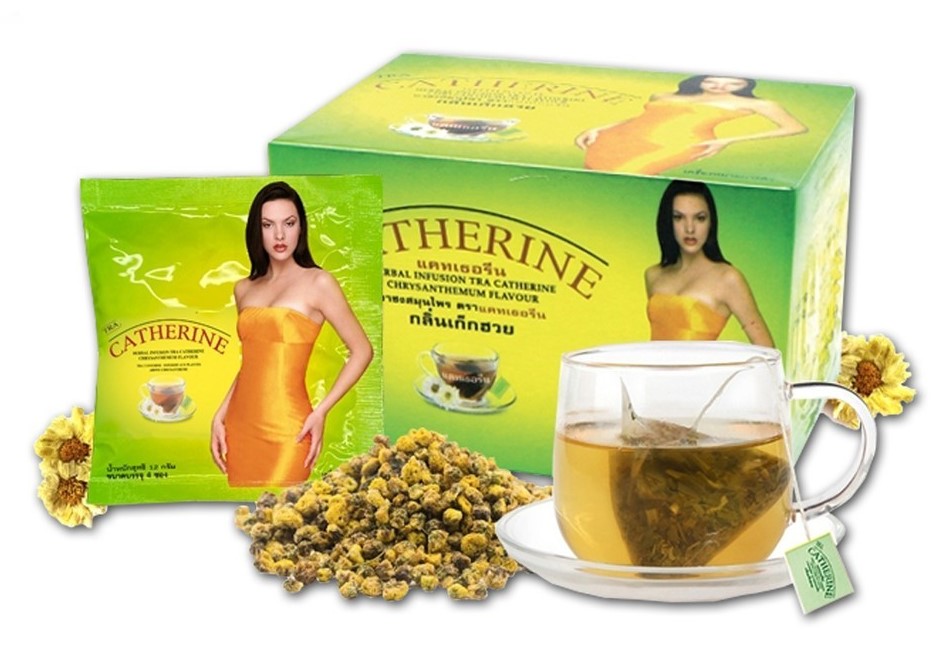 Tra Catherine Herbal Tea Thé Régime Amincissant Parfum Chrysanthème